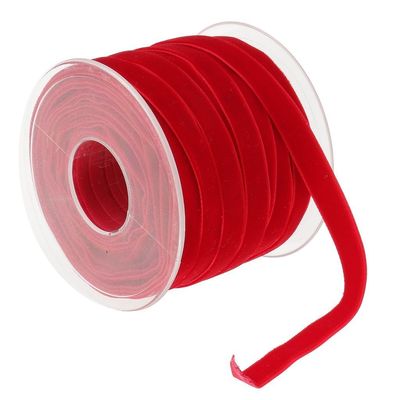 10mm*20Y nastro di velluto elastico nastro di velluto rosa ISO9001