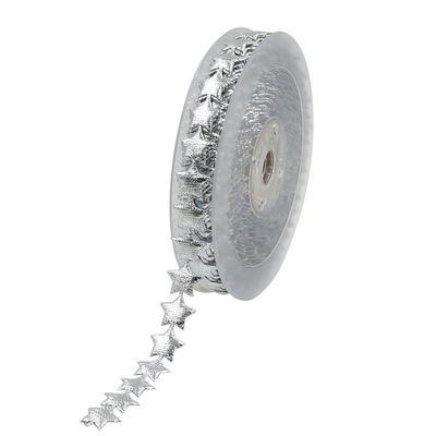 15mm*15m Nastro a stelle ad ultrasuoni a filo Nastro Jacquard a modello semplice