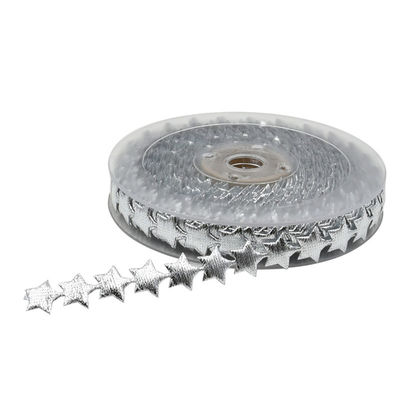 15mm*15m Nastro a stelle ad ultrasuoni a filo Nastro Jacquard a modello semplice