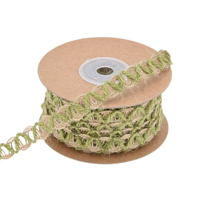 Nastro di legno verde scuro a striscia 2mm-15mm*10y Nastro a filo di giuta