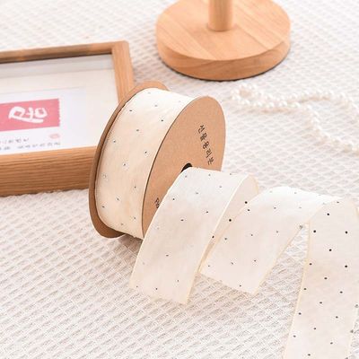 4cm*18m Distintivo Diamante Poliestere Organza Nastro Nastro regalo di alta qualità