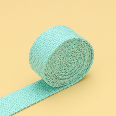 20mm-50mm Spessore poliestere cotone Webbing Borsa scolastica zaino zaino borsa da mano Canvas Strap Solid Color Plain Strap tessuto