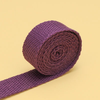 20mm-50mm Spessore poliestere cotone Webbing Borsa scolastica zaino zaino borsa da mano Canvas Strap Solid Color Plain Strap tessuto