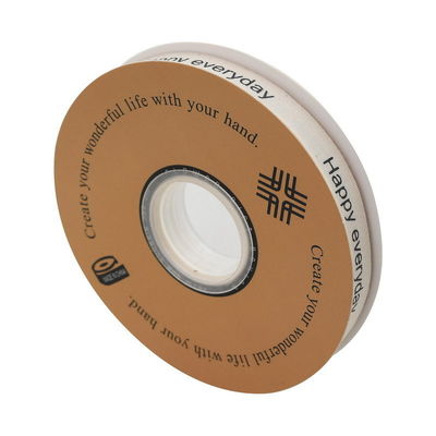 13mm Logo Nastro di cotone letterario Bouquet di fiori freschi Decorazione di torta Scatola regalo Nastro fai da te Materiale nastro di imballaggio