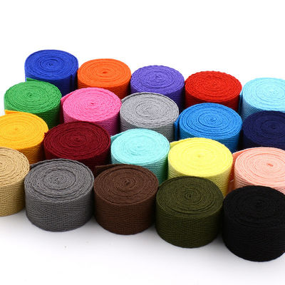 20 mm*50 y nastro di cotone tessuto a spirale per accessori di abbigliamento