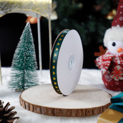 1cm*45m Natalici nastro stampato per imballaggio regalo e accessori per abbigliamento