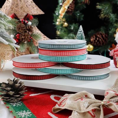 1cm*45m Natalici nastro stampato per imballaggio regalo e accessori per abbigliamento
