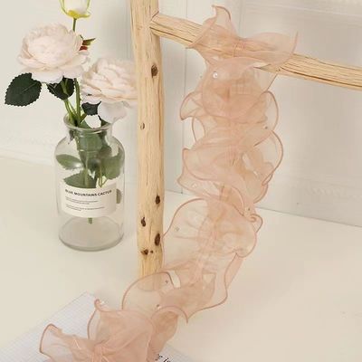 12cm*2m Nastro di pizzo a bordo arrugginito per confezionamento di fiori e regalo