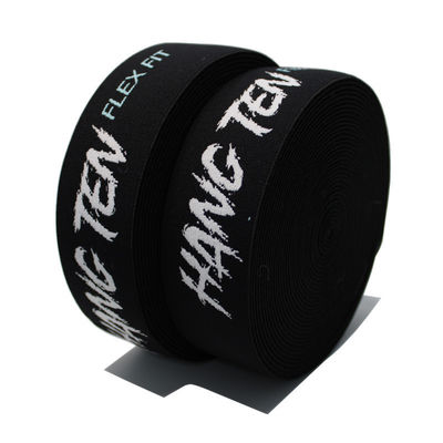 4.4cm Jacquard Logo personalizzato Nastro elastico e fascia per accessori di abbigliamento cintura