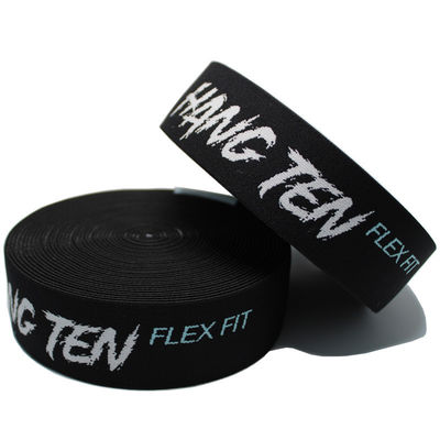 4.4cm Jacquard Logo personalizzato Nastro elastico e fascia per accessori di abbigliamento cintura