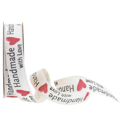 15 mm*10 m nastro di cotone stampato per imballaggio regalo e accessori per abbigliamento