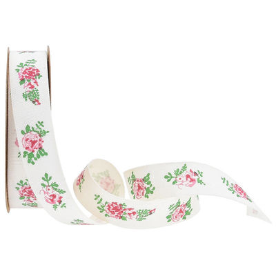 15 mm*10 m nastro di cotone stampato per imballaggio regalo e accessori per abbigliamento