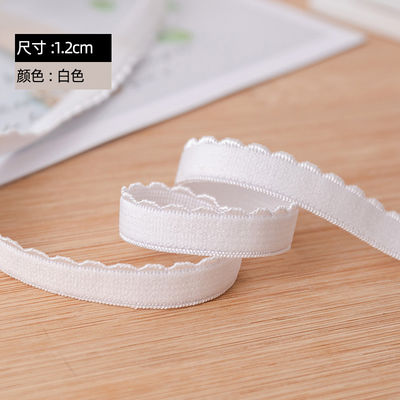 Accessori di abbigliamento Nastro a bordo tessuto da 1,2 cm Poliestere Elastico Bra Strap con caratteristiche ecologiche