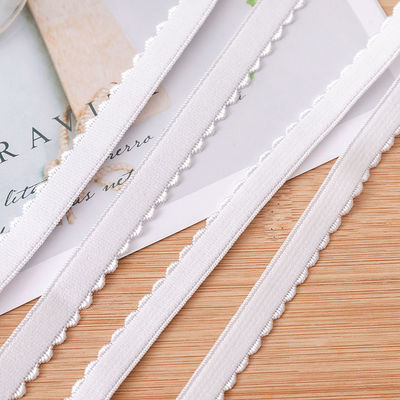 Accessori di abbigliamento Nastro a bordo tessuto da 1,2 cm Poliestere Elastico Bra Strap con caratteristiche ecologiche
