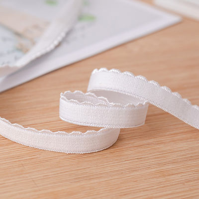 Accessori di abbigliamento Nastro a bordo tessuto da 1,2 cm Poliestere Elastico Bra Strap con caratteristiche ecologiche