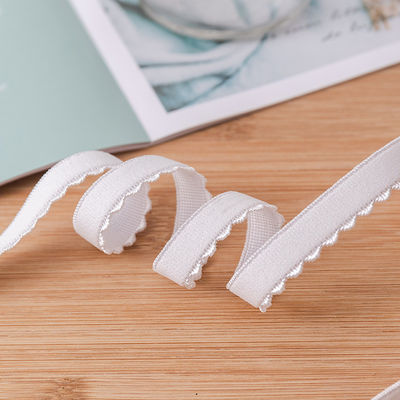 Accessori di abbigliamento Nastro a bordo tessuto da 1,2 cm Poliestere Elastico Bra Strap con caratteristiche ecologiche
