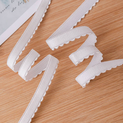 Accessori di abbigliamento Nastro a bordo tessuto da 1,2 cm Poliestere Elastico Bra Strap con caratteristiche ecologiche