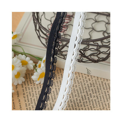 Luce per la testa Occasione 1,5 cm Tissuto bordo dell'occhio poliestere Elastico Bra Strap Nastro Per accessori di abbigliamento