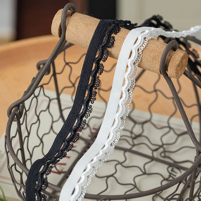 Luce per la testa Occasione 1,5 cm Tissuto bordo dell'occhio poliestere Elastico Bra Strap Nastro Per accessori di abbigliamento