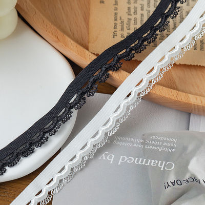 Luce per la testa Occasione 1,5 cm Tissuto bordo dell'occhio poliestere Elastico Bra Strap Nastro Per accessori di abbigliamento