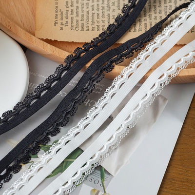 Luce per la testa Occasione 1,5 cm Tissuto bordo dell'occhio poliestere Elastico Bra Strap Nastro Per accessori di abbigliamento