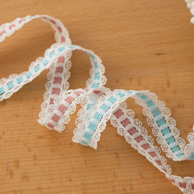 1.7cm Tessuto di pizzo poliestere Elastico Bra Strap Nastro per accessori di abbigliamento