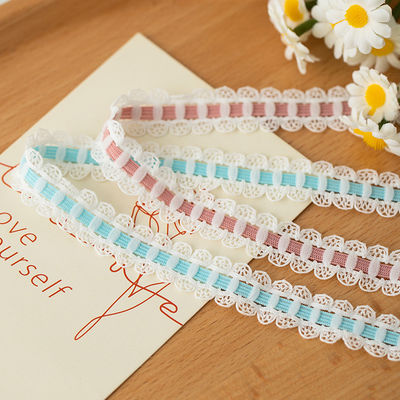 1.7cm Tessuto di pizzo poliestere Elastico Bra Strap Nastro per accessori di abbigliamento